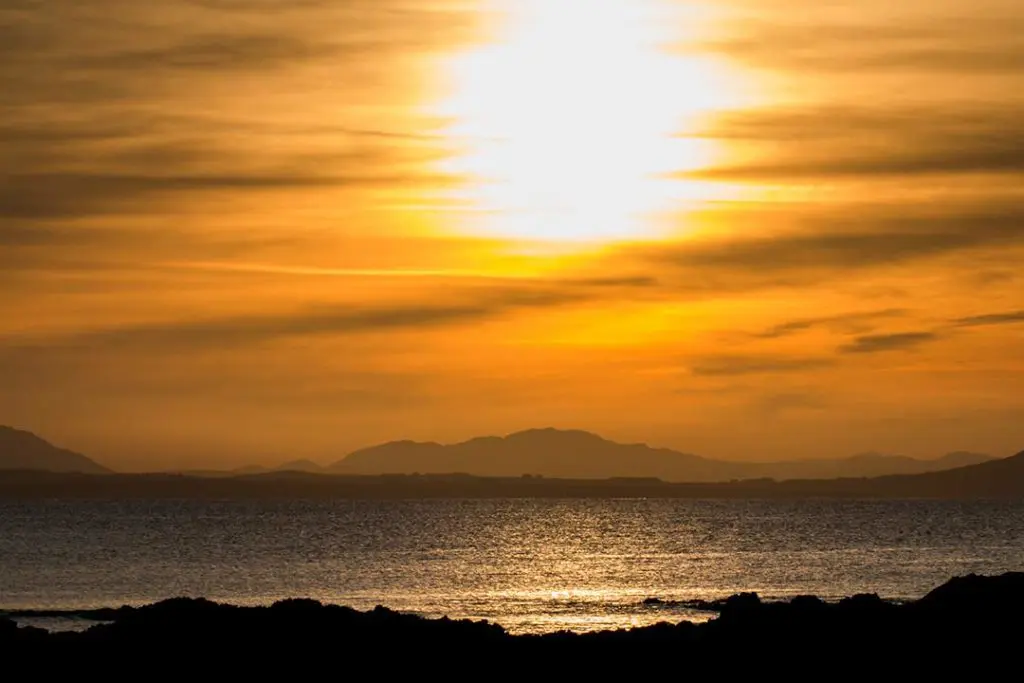 A glorious sunset over Inishowen