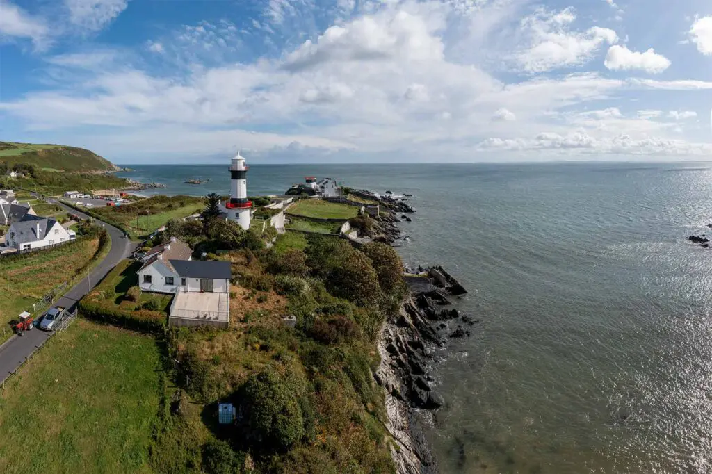 A view of Stroove lighthouse looking north towards Inishowen Head