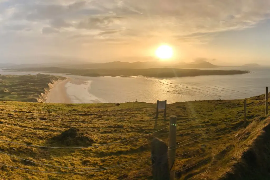The view from Knockamany Bens
