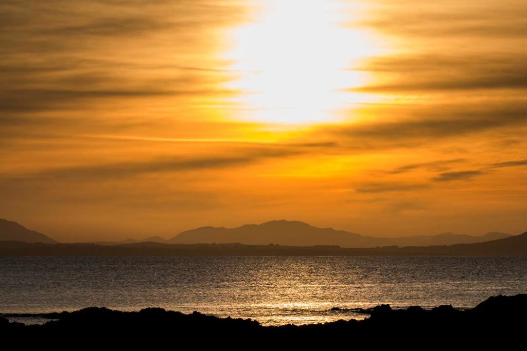 A glorious sunset over Inishowen
