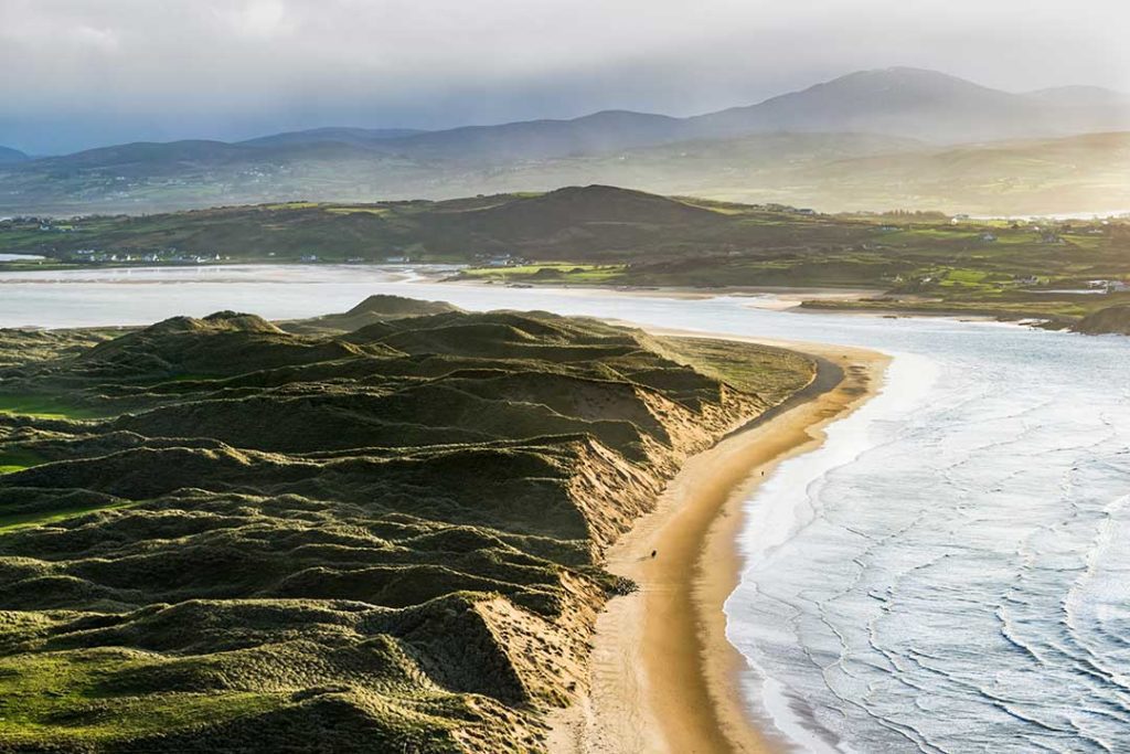 Sand dunes at Lagg and the Isle of Doagh